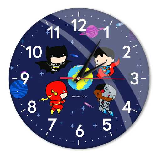 Warner Bros Motif d'horloge murale c.c. : Super amis 006