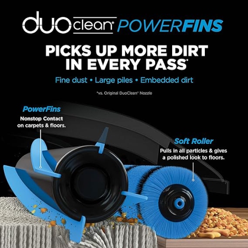 Open Box- Shark HZ2002 Vertex Ultralight Corded Stick DuoClean PowerFins & Self-Cleaning Brushroll