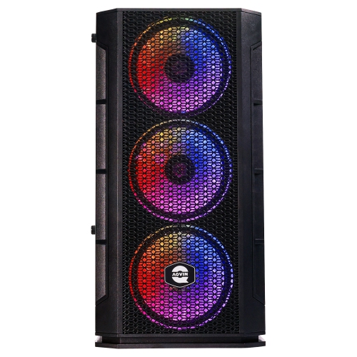 AQVIN AQ10 Tower Gaming PC Windows 10 Pro Desktop Computer, GeForce RTX 3050 6GB GDDR6, Intel i7 Quad-Core Processor, 32GB DDR4 RAM, 1TB SSD, RGB