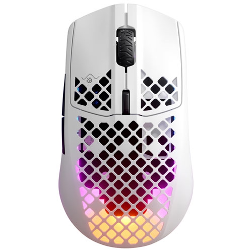 Remis à neuf - Souris de jeu optique Bluetooth Aerox 3 2022 Edition 18000&nbsp;ppp de SteelSeries - neige