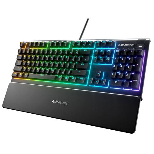 Remis à neuf - clavier de jeu rétroéclairé Apex 3 de SteelSeries