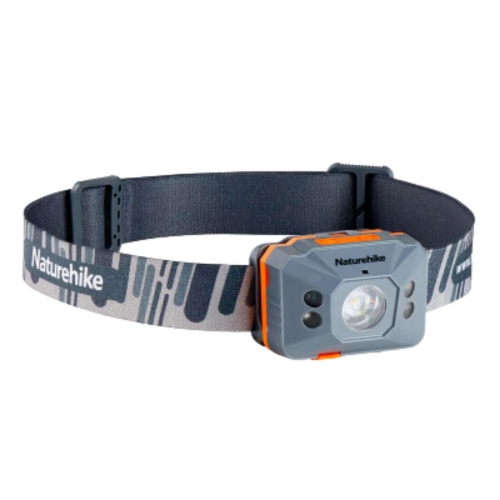 NATUREHIKE PORTABLE HEADLAMP Grey | Motion detection function for night guard