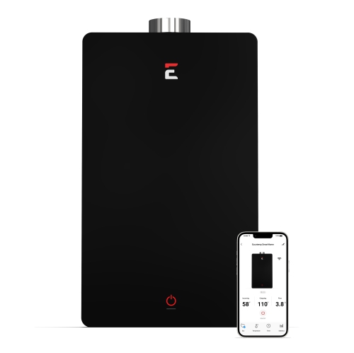 Chauffe-eau instantané au gaz naturel d'intérieur/extérieur de maison intelligente de 12 4,5 gal/min d'Eccotemp