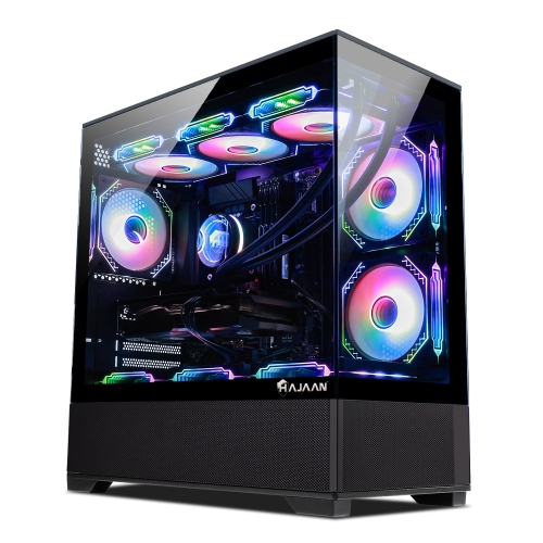 HAJAAN Gaming PC Tower Desktop - MSI 27" Curved Gaming Monitor - NVIDIA GeForce RTX 5060 Ti 8GB - Intel Core i5-13400F - 32GB DDR4 - 1TB NVMe SSD -