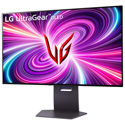 Moniteur de jeu FreeSync G-Sync DELO UHD 4K 240 Hz de 32 po UltraGear de LG avec temps de réponse de 0,03 ms gris à gris (32GS95UE-B)