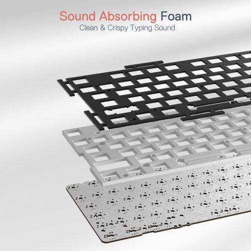 Redragon K668 RGB Gaming Keyboard, 104 Keys + Extra 4 Hotkeys Wired Mechanical Keyboard w/Sound Absorbing Foams, Upgraded Hot-swappable Socket, Mixed