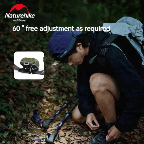 Naturehike Headlamp AAA Moss Green | Waterproof Light Outdoor Fishing Light