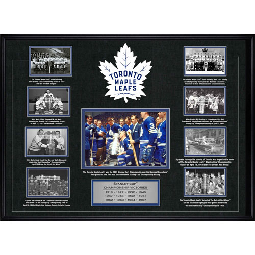 Frameworth Toronto Maple Leaf Stanley Cup Collection