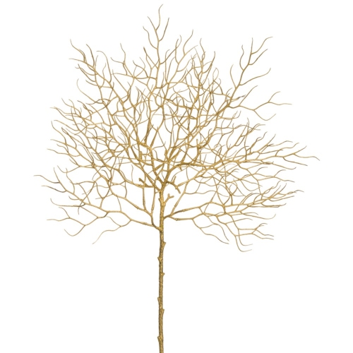 ALLSTATE  Twig Artificial Christmas Spray - 23" - Metallic In Gold