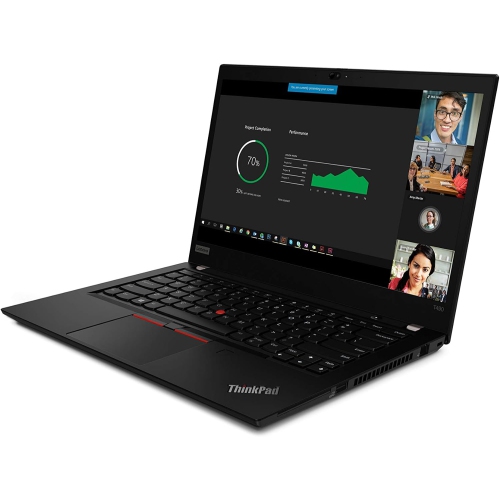 LENOVO  Refurbished (Good) Thinkpad T14 Gen 1 14" Fhd I7 10510U 32GB Ram, 512GB SSD, Uhd Graphics In Black