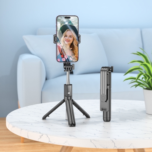 BOROFONE BY11 Bluetooth Remote Control Selfie Stick With Tripod Desktop Stand Self-Timer Portable Stretchable Holder Anti-Shake Stabilizer