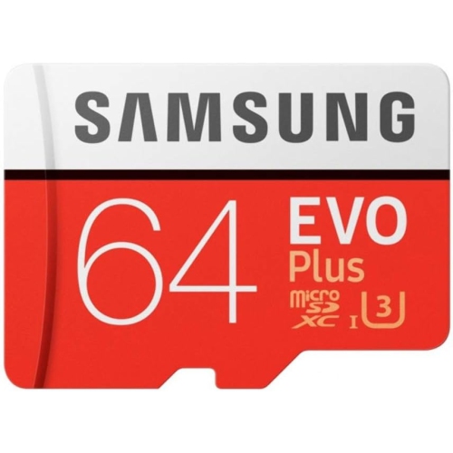 SAMSUNG  Mb-Mc64Ga/ca U3 Microsdxc 64GB Evo+ Memory Card With Adapter