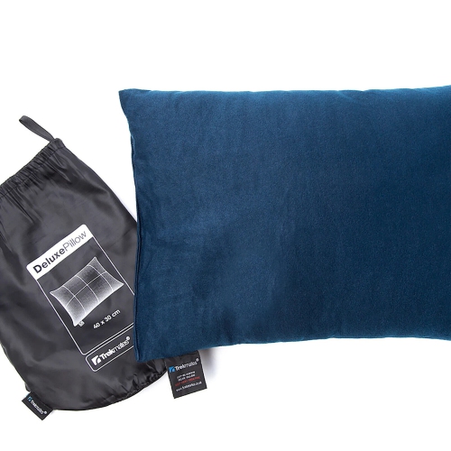 Trekmates Deluxe Pillow | Comfortable lightweight square pillow soft microfleece