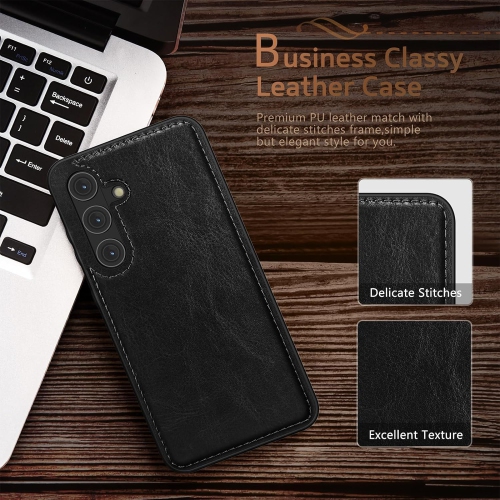 Leather Phone Case for Samsung S24 PLUS, Back Cover Hi Quality Premium Leather Cover Case - FREE SHIPPING