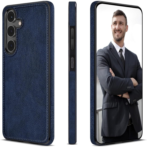 Étui en cuir pour Samsung S24 PLUS, couvercle arrière en cuir de qualité supérieure – EXPÉDITION GRATUITE