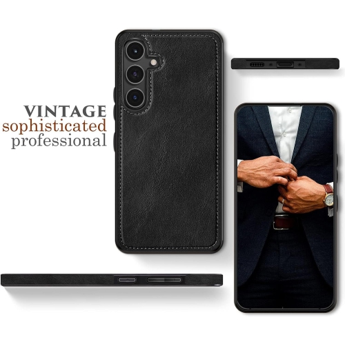 Leather Phone Case for Samsung S24, Back Cover Hi Quality Premium Leather Cover Case - FREE SHIPPING