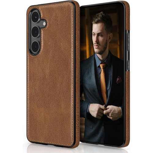 TEDLIN  Leather Phone Case for Samsung S24, Back Cover Hi Quality Premium Leather Cover Case