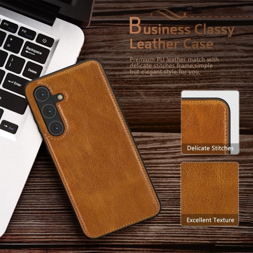 Leather Phone Case for Samsung S24, Back Cover Hi Quality Premium Leather Cover Case - FREE SHIPPING