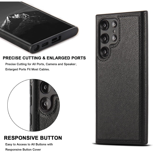 Leather Phone Case for Samsung S24 ULTRA, Back Cover Hi Quality Premium Leather Cover Case - FREE SHIPPING