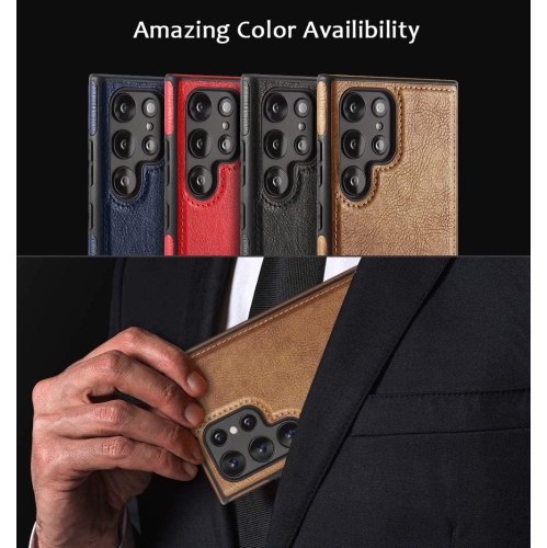Leather Phone Case for Samsung S24 ULTRA, Back Cover Hi Quality Premium Leather Cover Case - FREE SHIPPING