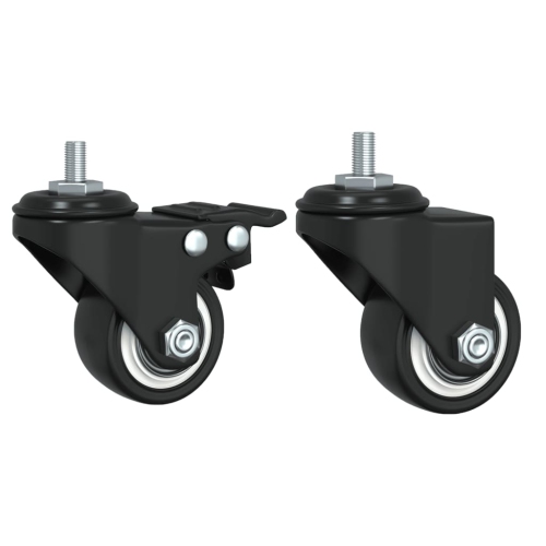 vidaXL Coffee Table with&nbsp;Wheels Smoked Oak 91x55x34 cm Engineered&nbsp;Wood