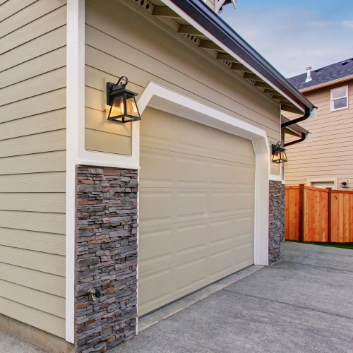 Farmhouse Black Outdoor Wall Sconce, 1-Light Modern Outdoor Lantern Sconce Light with Clear Glass Shade