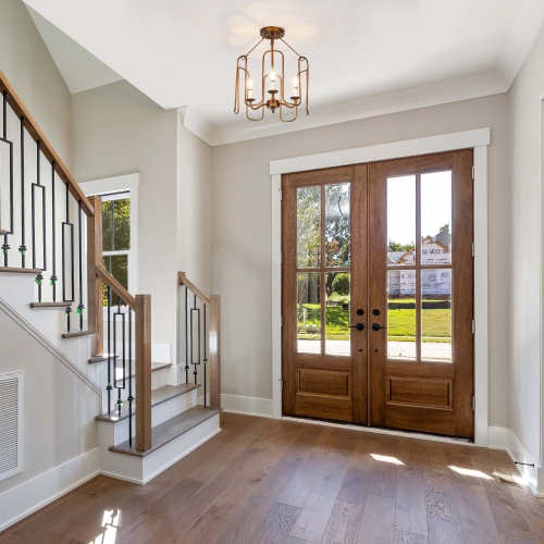 Modern Brass Gold Ceiling Light, Modern Brass Gold Ceiling Light, 4-Light Antique Gold In Drum Shape LED Semi-Flush mount light