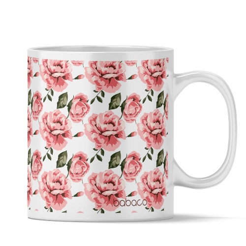 BABACO  Mug Patten: Flowers 053, 330Ml