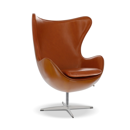 Valencia Finola Nappa 11000 Top-Grain Leather Brown Accent Chair