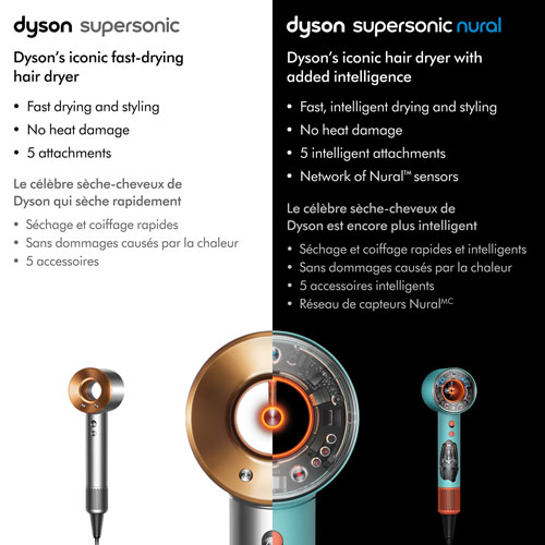 Dyson Supersonic Nural Hair Dryer with Intelligent Sensor Technology - Ceramic Patina/Topaz