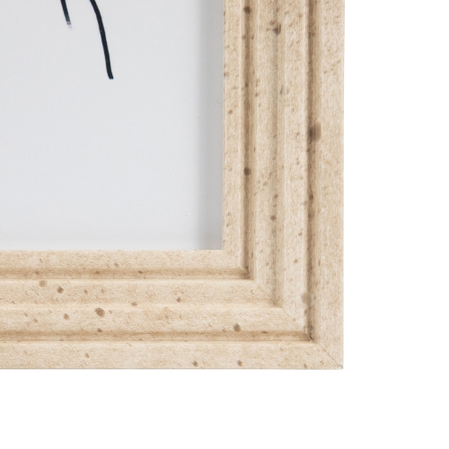 Cadres photo nervurés naturels pour photos de 5 x 7 po - Ensemble de 4