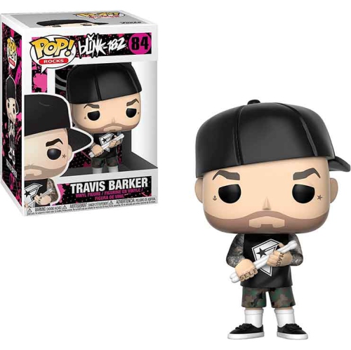 POP  Rocks Blink-182 3.75 Inch Action Figure - Travis Barker #84