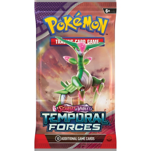Pokemon USA Pokemon Trading Card Game: Scarlet & Violet Temporal Forces Booster Pack 10 Cards