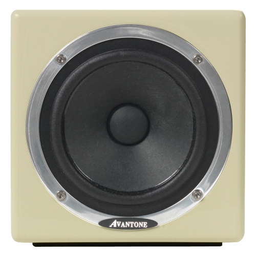 Avantone Pro AV-PM MixCube Passive Black Full-Range Mini Reference Monitor Mono, Retro-Cream