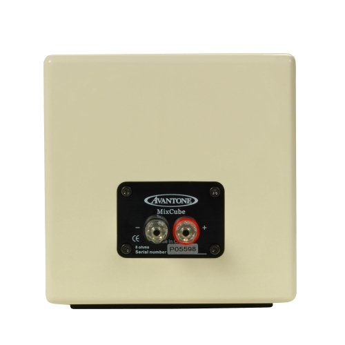 Avantone Pro AV-PM MixCube Passive Black Full-Range Mini Reference Monitor Mono, Retro-Cream