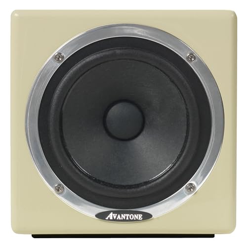 Avantone Pro AV-PM MixCube Passive Black Full-Range Mini Reference Monitor Mono, Retro-Cream