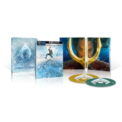 WARNER BROS.  Aquaman And The Lost Kingdom [Steelbook] 4K Ultra HD + Blu-Ray + Digital)