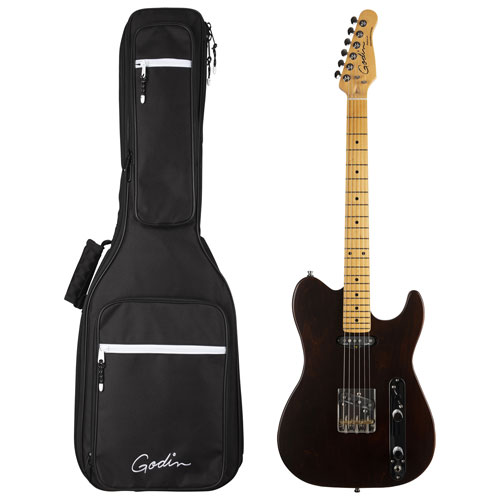 Godin Stadium HT Electric Guitar with Premium Bag - Havana Brown