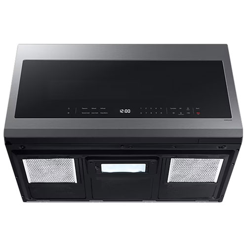 Four à micro-ondes à hotte intégrée de Samsung - 2,1 pi³ - Acier inoxydable