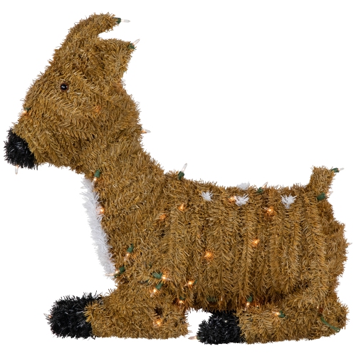 Pre-Lit Fawn Reindeer with Spots Outdoor Christmas Decoration - Brown