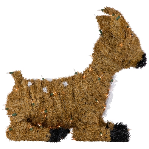 Pre-Lit Fawn Reindeer with Spots Outdoor Christmas Decoration - Brown