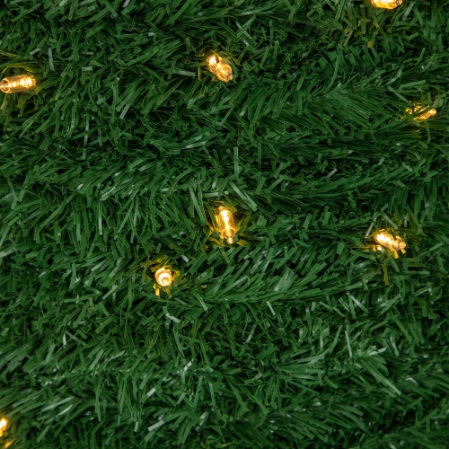 Décoration de Noël d'extérieur illuminée, topiaire commerciale, ange - 6,5 pi - lumières à DEL blanc chaud