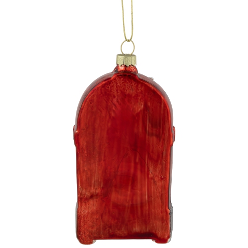 5" Pink Retro Juke Box Glass Christmas Ornament