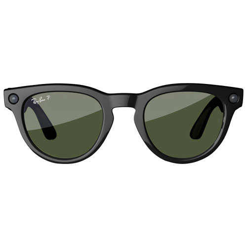 Lunettes Headliner de Ray-Ban | Meta avec IA, photo, vidéo, audio et messagerie - Noir/Vert