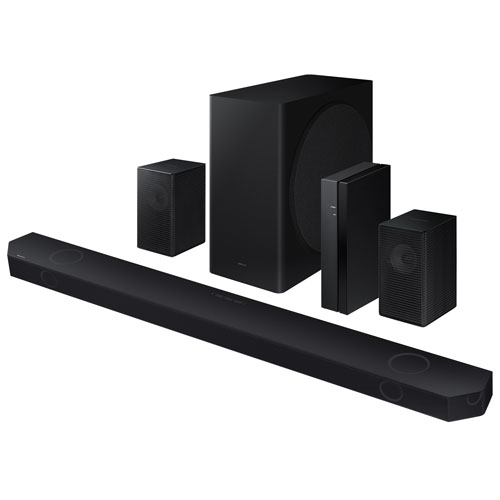 Samsung Q850D 7.1.2 Channel Sound Bar with Subwoofer- Black - Exclusive Retail Partner