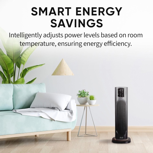EVO HLCTH750 Digital Tower Ceramic Heater with Remote Control