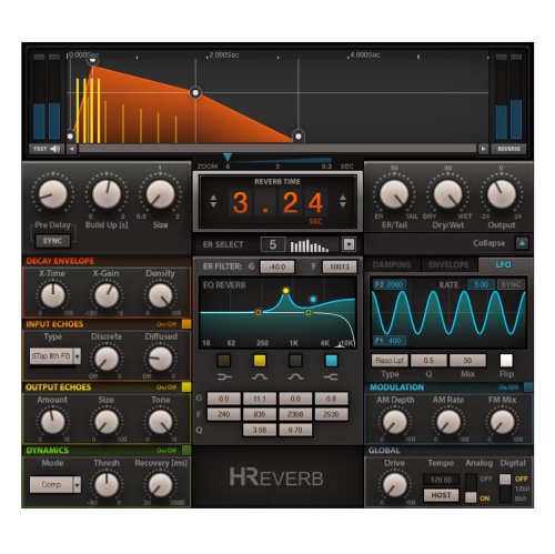 Waves H-Reverb Hybrid Reverb - Téléchargement numérique