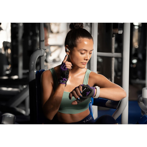 Écouteurs boutons 100 % sans fil à suppression du bruit MOMENTUM Sport de Sennheiser - Noir