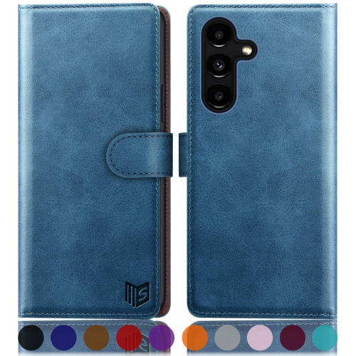 Samsung Galaxy S24 5G Wallet case with RFID Blocking Credit Card Holder,Flip Book PU Leather Protective Cover Women Men for Samsung S24 Phone case