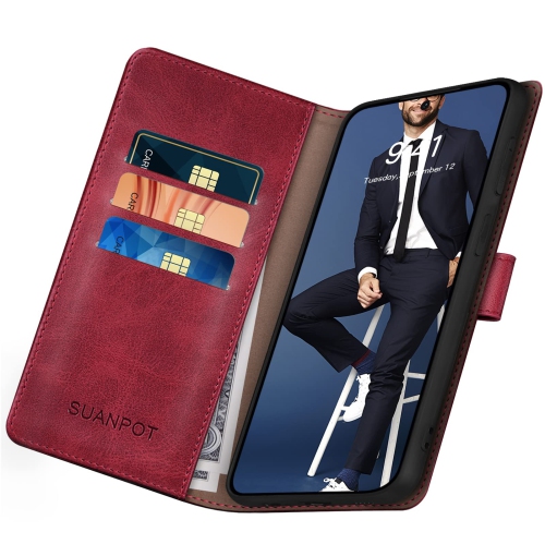 Samsung Galaxy S24 5G Wallet case with RFID Blocking Credit Card Holder,Flip Book PU Leather Protective Cover Women Men for Samsung S24 Phone case